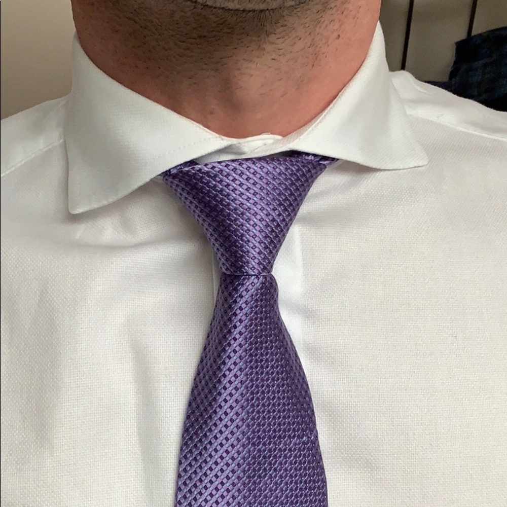 Purple 100% Silk G.H. Bass & Co. Tie